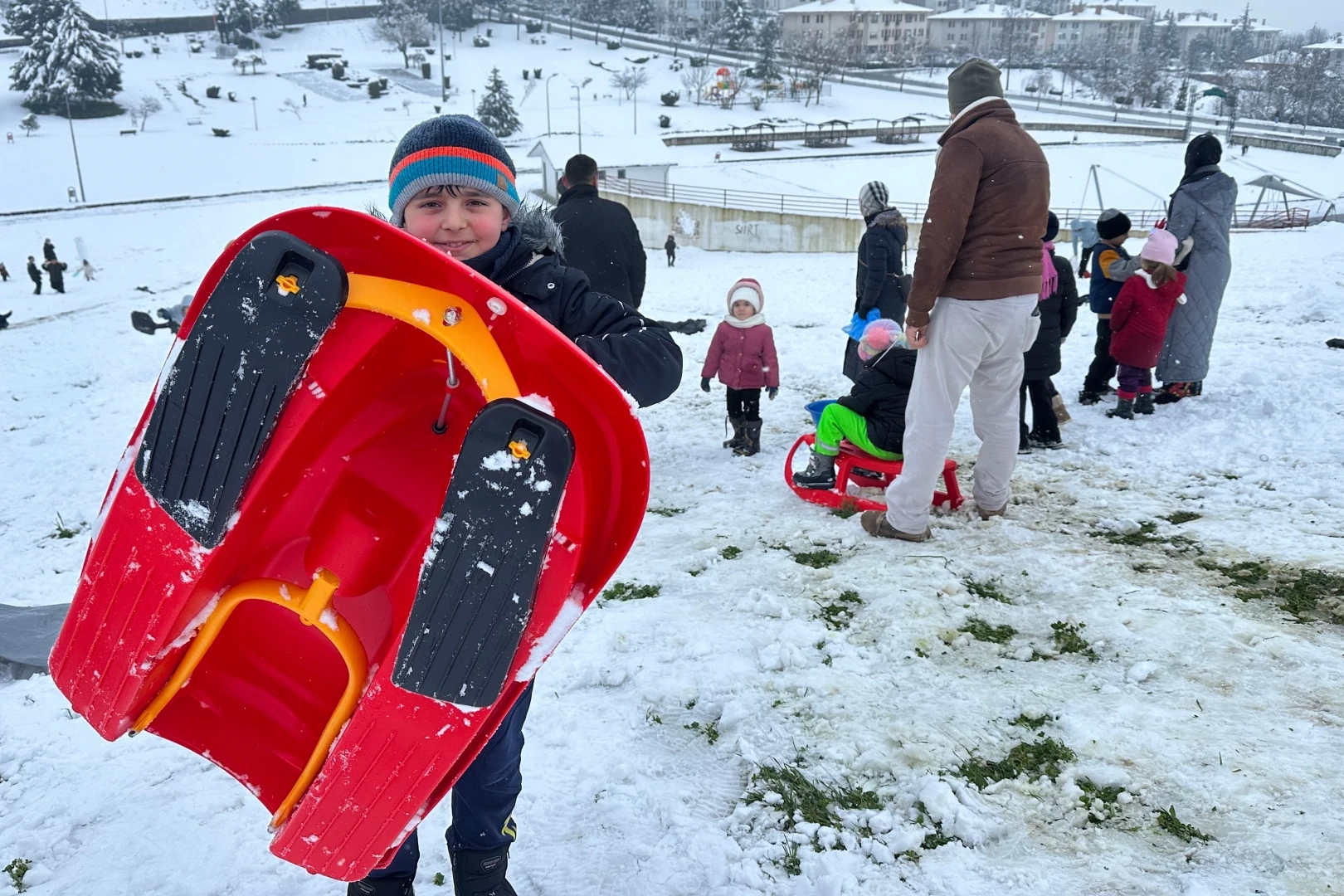 Karın tadını yine çocuklar çıkardı