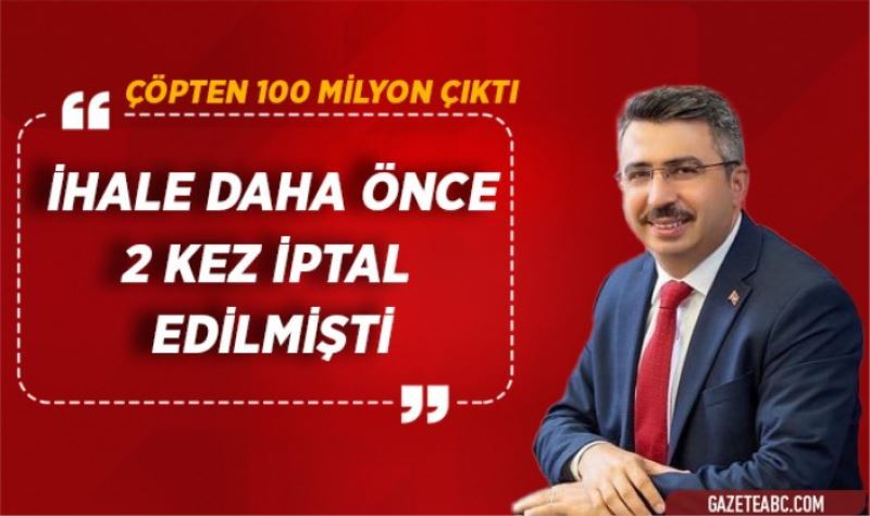 Çöpten 100 Milyon Lira çıktı